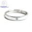 แหวนคู่ แหวนคู่เงินแท้ แหวนเพชร แหวนเงินแท้ แหวนหมั้นเพชร - RC3041di
